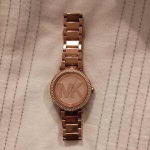 Michael Kors Rose Gold-Tone Bracelet Watch